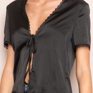 Brandy Melville Black Nadine Top